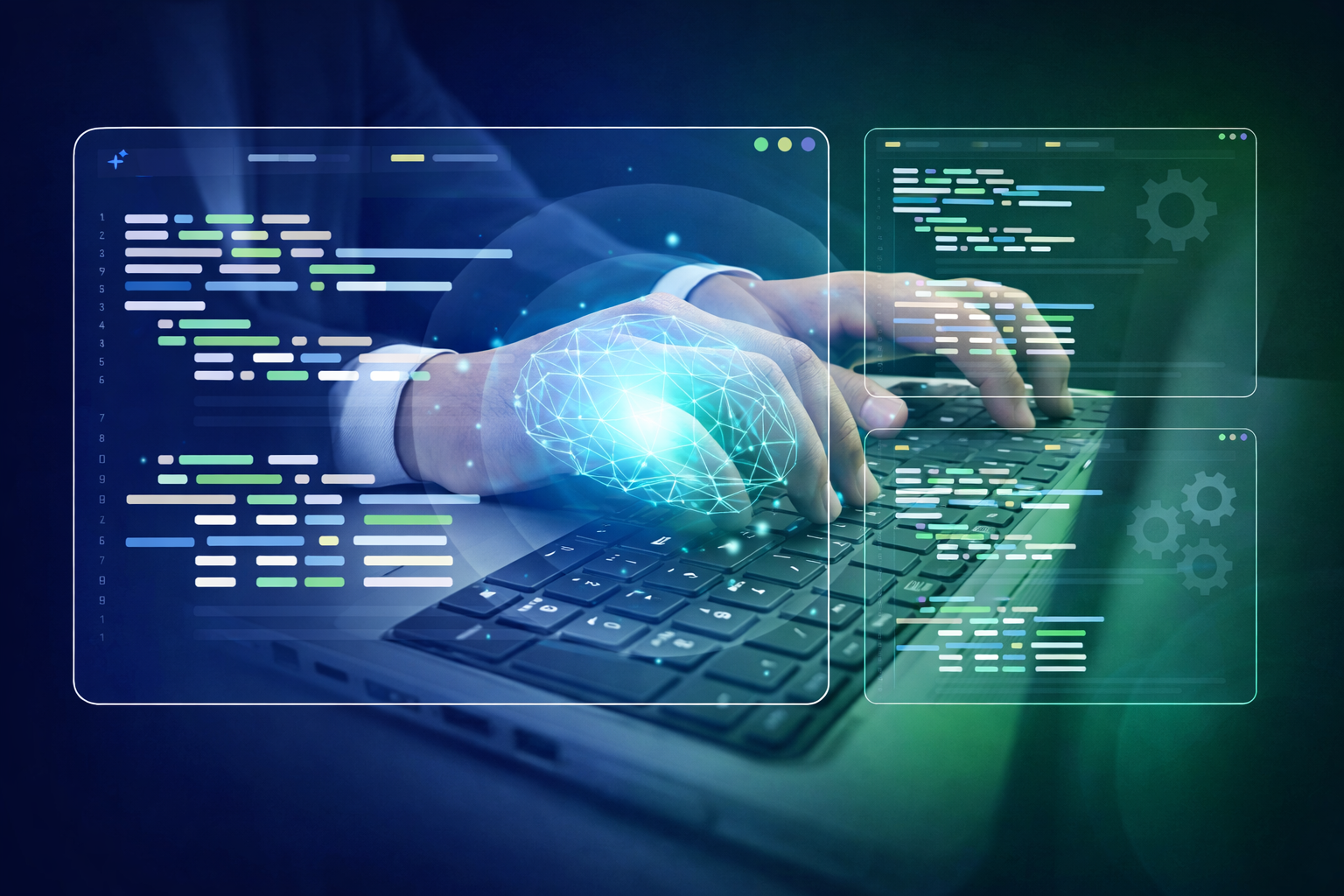 IIA learner studying online